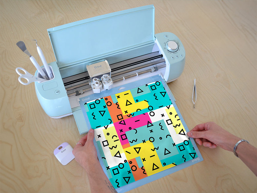 rockin memphis abstract geometric Cricut Compatible Vinyl