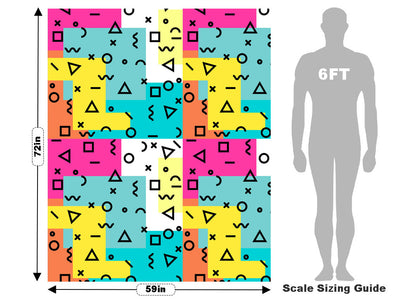 Rockin Memphis Abstract Vehicle Wrap Scale~Rwraps Series 914 Rockin Memphis Abstract Measurements~1