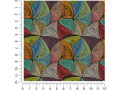 rockstar vibes abstract geometric 1ft x 1ft Craft Sheets