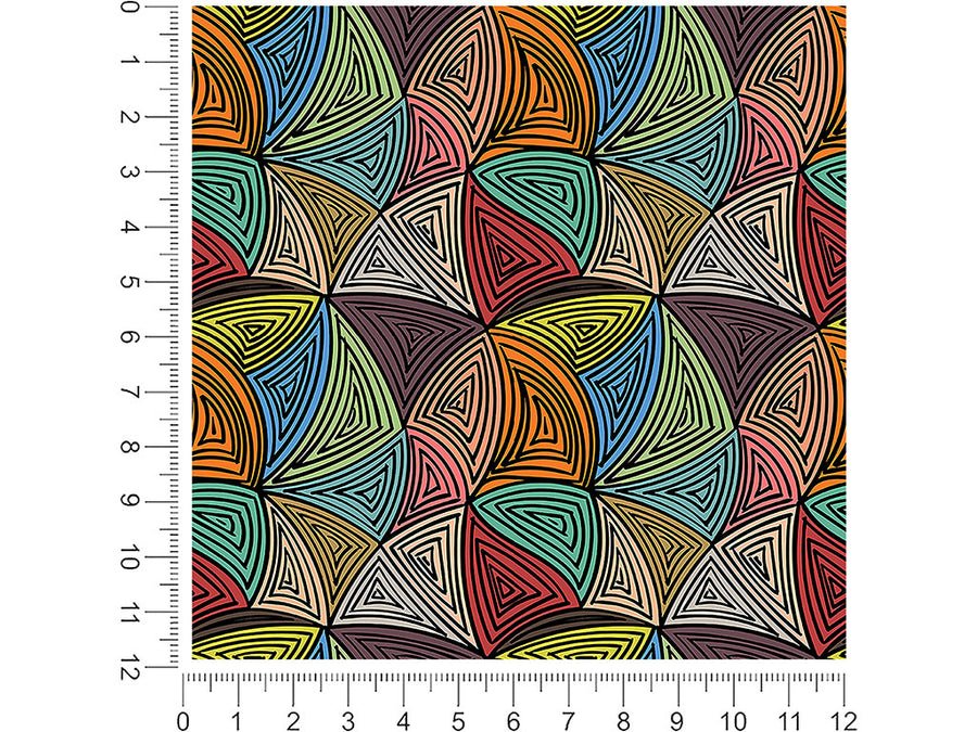 rockstar vibes abstract geometric 1ft x 1ft Craft Sheets