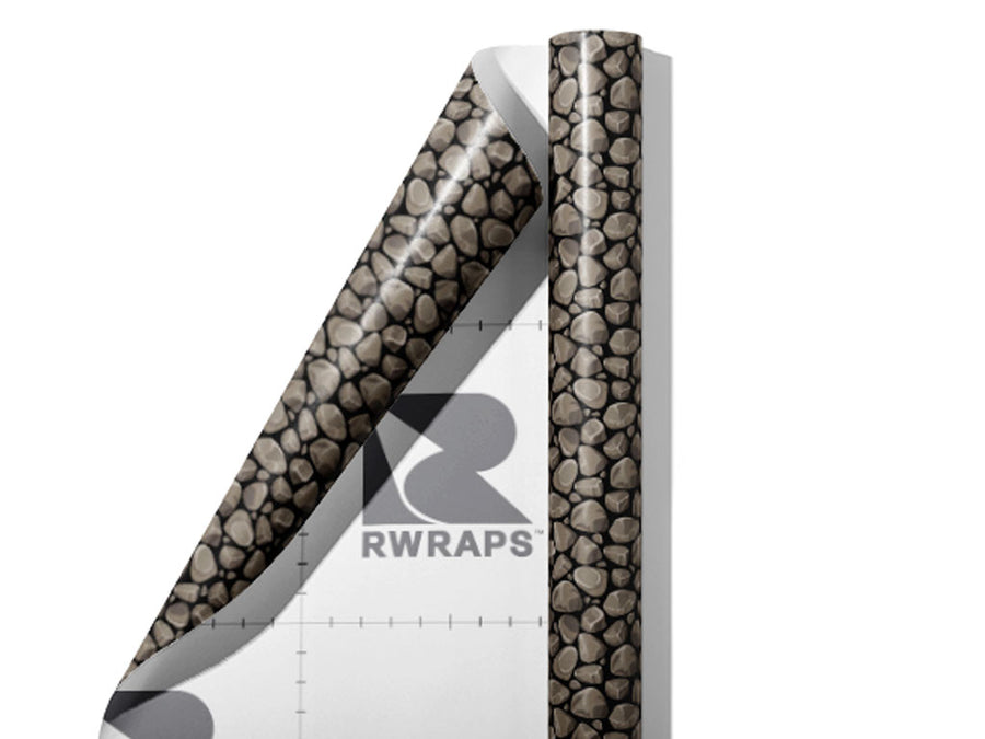 Rocky Road Cobblestone Wrap Film Sheets~Rwraps Series 914 Rocky Road Cobblestone Scrolled Sheet~4
