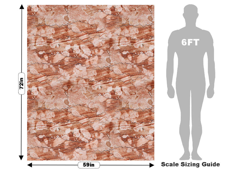 Rojo Coralito-Red Marble Vehicle Wrap Scale~Rwraps Series 914 Rojo Coralito-Red Marble Measurements~1