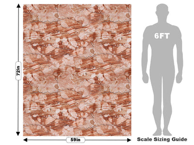 Rojo Coralito-Red Marble Vehicle Wrap Scale~Rwraps Series 914 Rojo Coralito-Red Marble Measurements~1