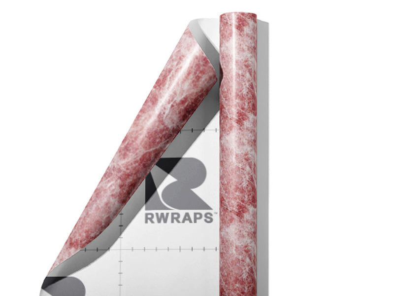 Rojo Levante-Red Marble Wrap Film Sheets~Rwraps Series 914 Rojo Levante-Red Marble Scrolled Sheet~3