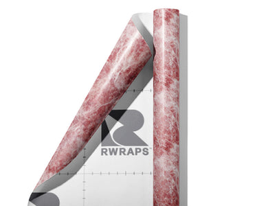 Rojo Levante-Red Marble Wrap Film Sheets~Rwraps Series 914 Rojo Levante-Red Marble Scrolled Sheet~3