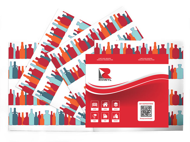 roll call alcohol Craft Vinyl Sheet Pack