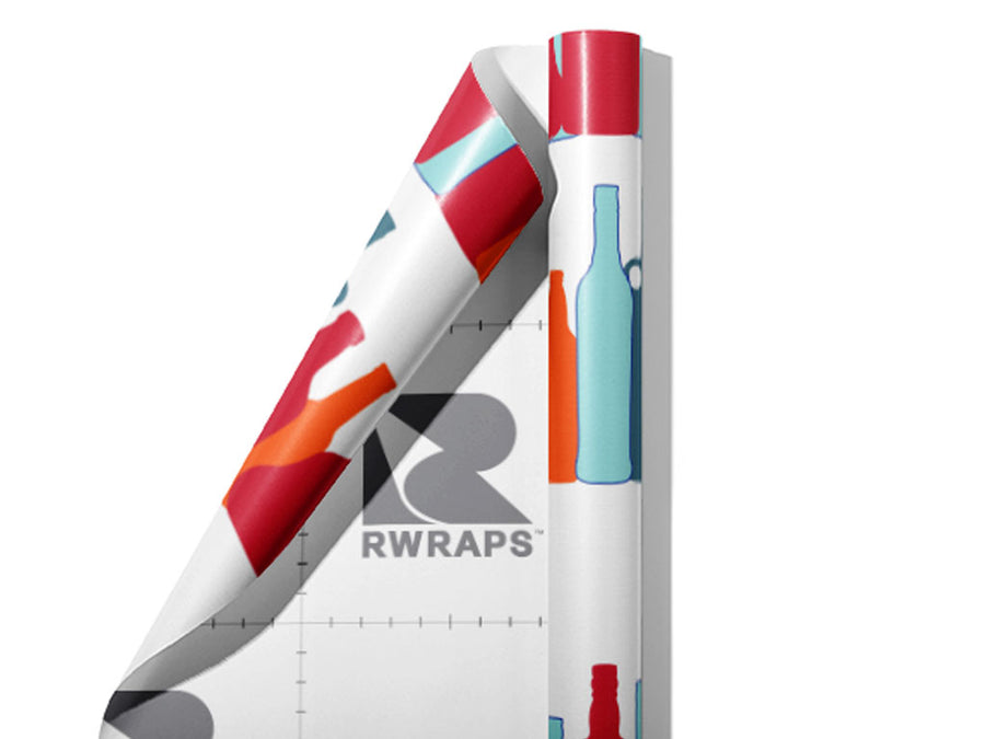 Roll Call Alcohol Wrap Film Sheets~Rwraps Series 914 Roll Call Alcohol Scrolled Sheet~3