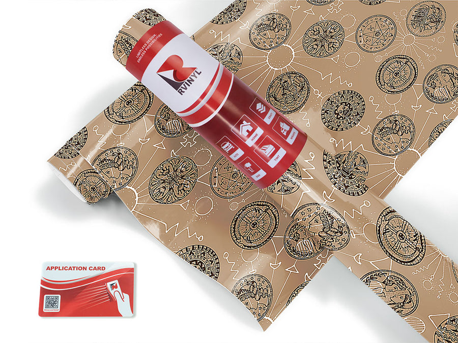 roman medallions horror Craft Vinyl Roll