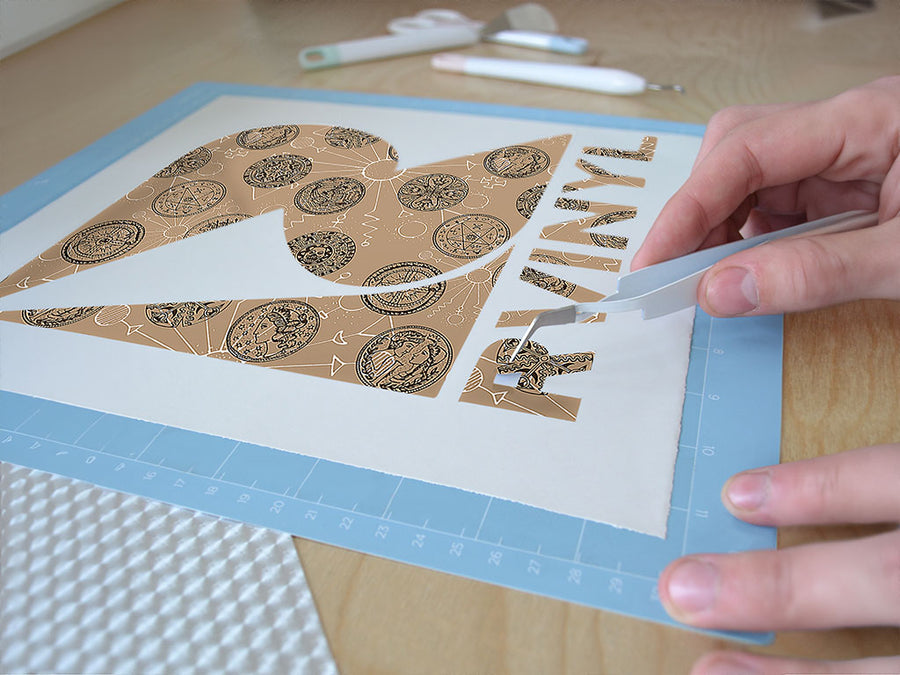 roman medallions horror Easy Weed Craft Vinyl