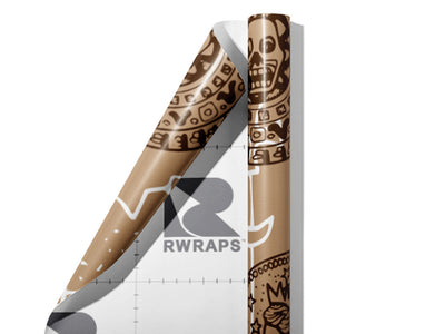 Roman Medallions Mystic Wrap Film Sheets~Rwraps Series 914 Roman Medallions Mystic Scrolled Sheet~3