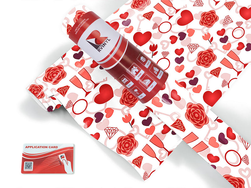 romantic evening alcohol Craft Vinyl Roll