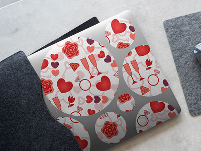 romantic evening alcohol DIY Laptop Stickers