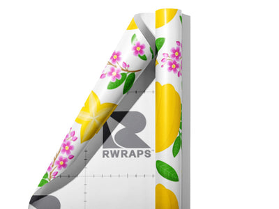 Romantic Kari Fruit Wrap Film Sheets~Rwraps Series 914 Romantic Kari Fruit Scrolled Sheet~3