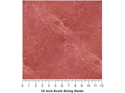 Rosa Portugal-Pink Marble Vinyl Film Pattern Size 12 inch Scale~Rwraps Rosa Portugal-Pink Marble Sizing Chart~2