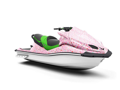 Rosa  Terrazzo Jet Ski Vinyl Customized Wrap