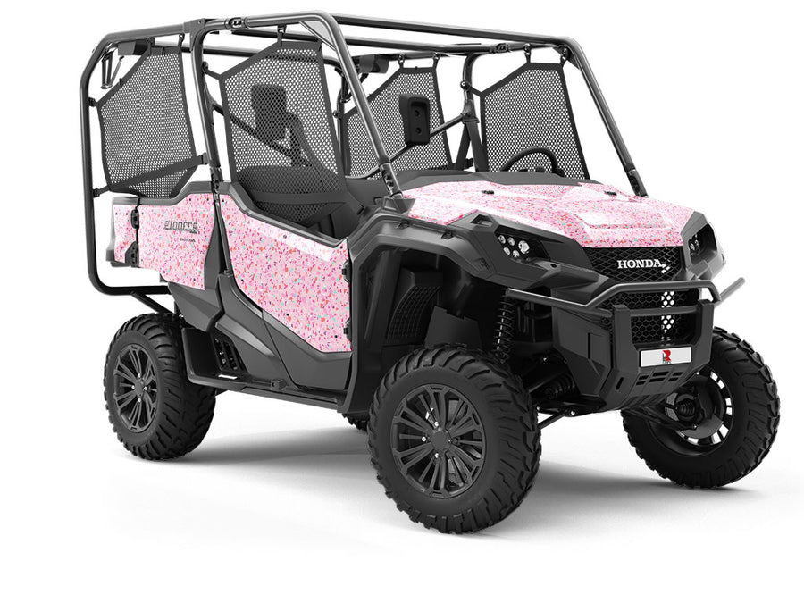 Rosa  Terrazzo Utility Vehicle Vinyl Wrap