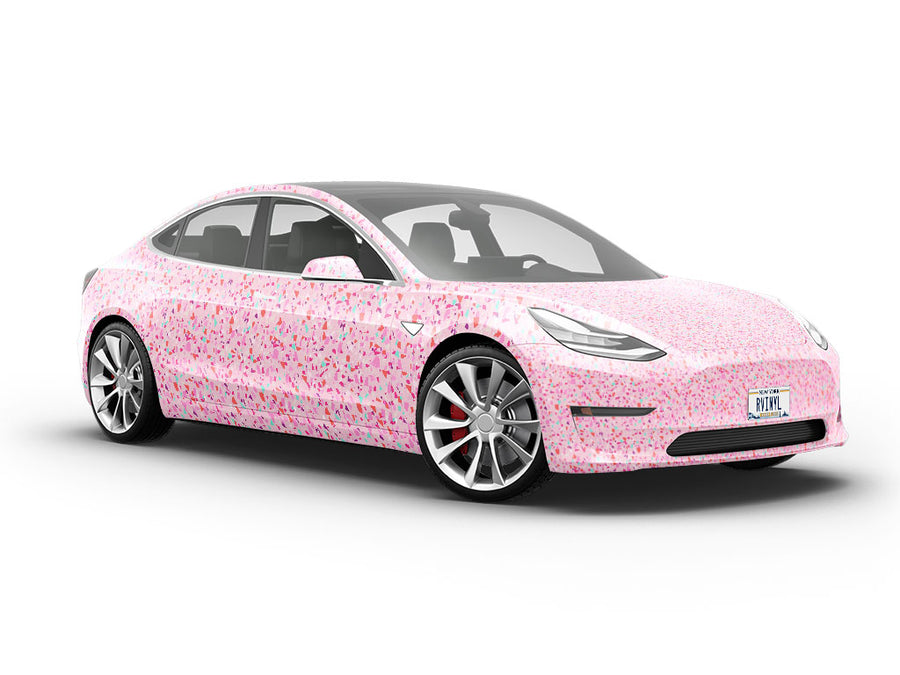 Rosa  Terrazzo Vehicle Vinyl Wrap