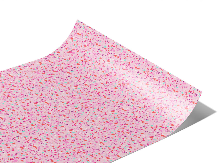 Rosa  Terrazzo Vinyl Wraps~Rwraps Series 914 Digitally Printed Vinyl Wrap~0