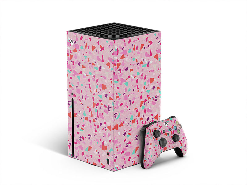 rosa terrazzo stone XBOX DIY Decal