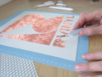 rosa zarci pink marble stone Easy Weed Craft Vinyl