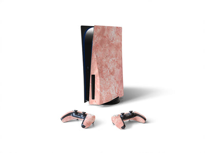 rosa zarci pink marble stone Sony PS5 DIY Skin