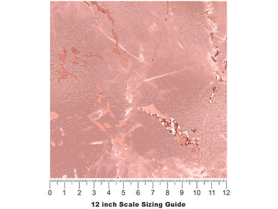 Rosa Zarci-Pink Marble Vinyl Film Pattern Size 12 inch Scale~Rwraps Rosa Zarci-Pink Marble Sizing Chart~2