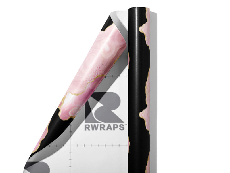 Rose Colored Glasses Gemstone Wrap Film Sheets~Rwraps Series 914 Rose Colored Glasses Gemstone Scrolled Sheet~3