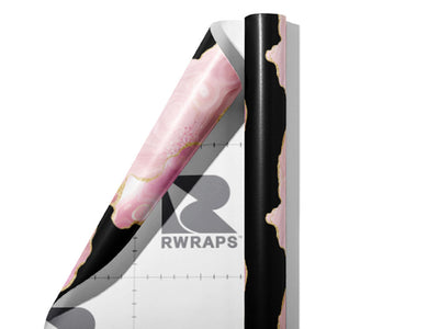 Rose Colored Glasses Gemstone Wrap Film Sheets~Rwraps Series 914 Rose Colored Glasses Gemstone Scrolled Sheet~3