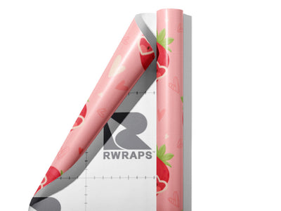 Rose Colored Glasses Fruit Wrap Film Sheets~Rwraps Series 914 Rose Colored Glasses Fruit Scrolled Sheet~3