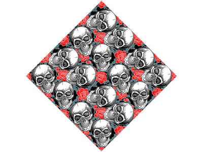 Rose Court Halloween Vinyl Wrap Pattern