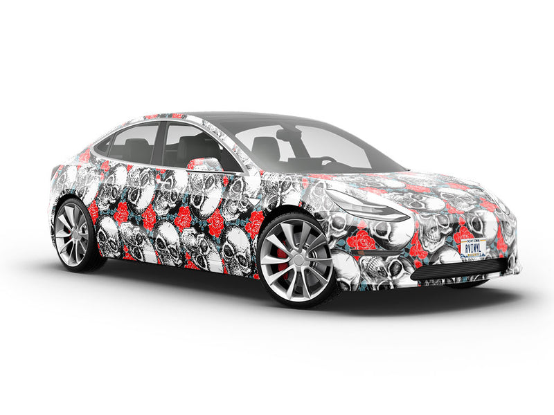 Rose Court Halloween Vehicle Vinyl Wrap
