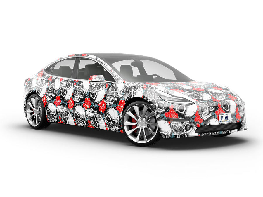 Rose Court Halloween Vehicle Vinyl Wrap