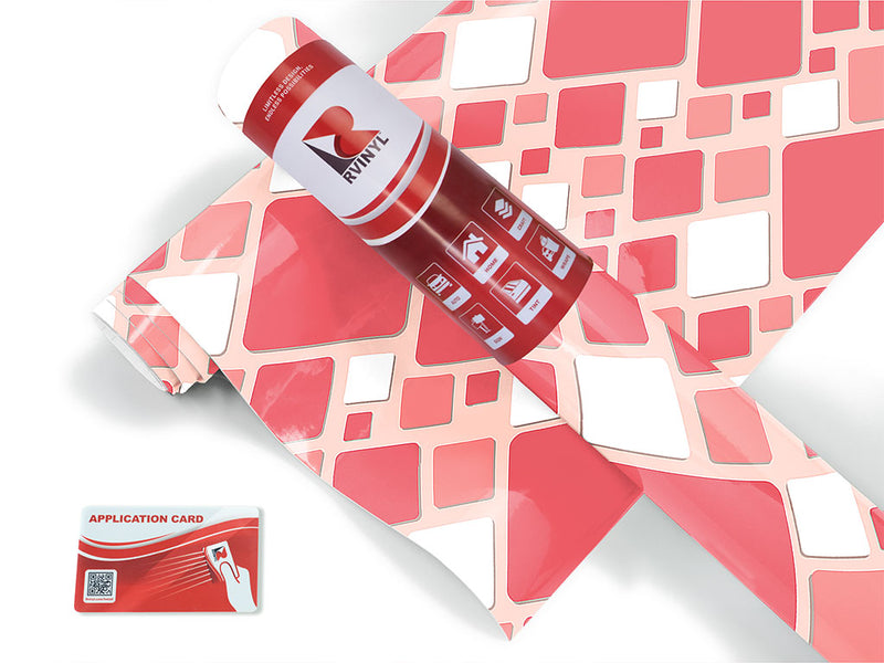 rose dust mosaic Craft Vinyl Roll