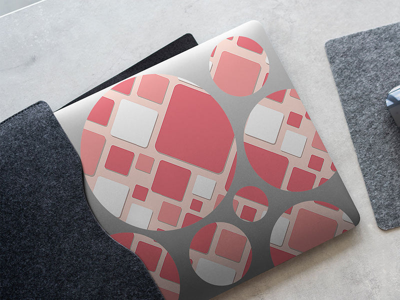 rose dust mosaic DIY Laptop Stickers