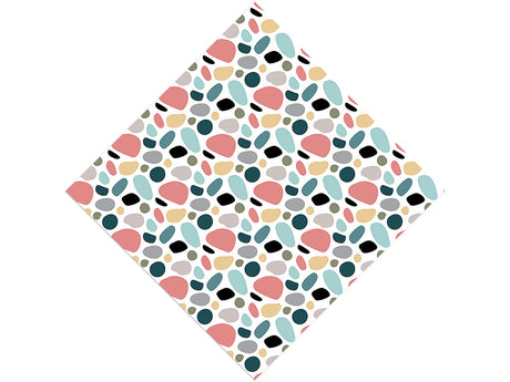 Rosewood  Cobblestone Vinyl Wrap Pattern