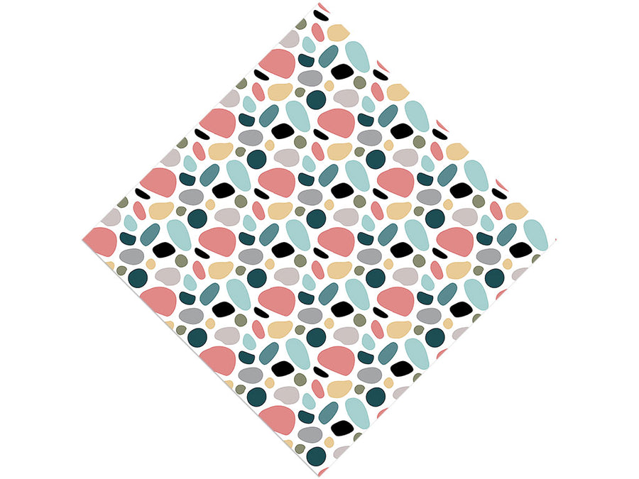 Rosewood  Cobblestone Vinyl Wrap Pattern