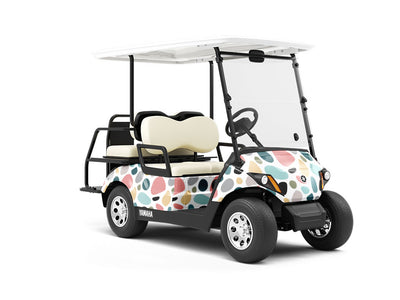 Rosewood  Cobblestone Wrapped Golf Cart