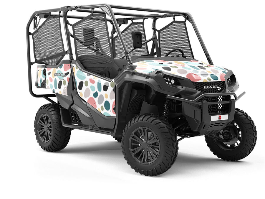 Rosewood  Cobblestone Utility Vehicle Vinyl Wrap