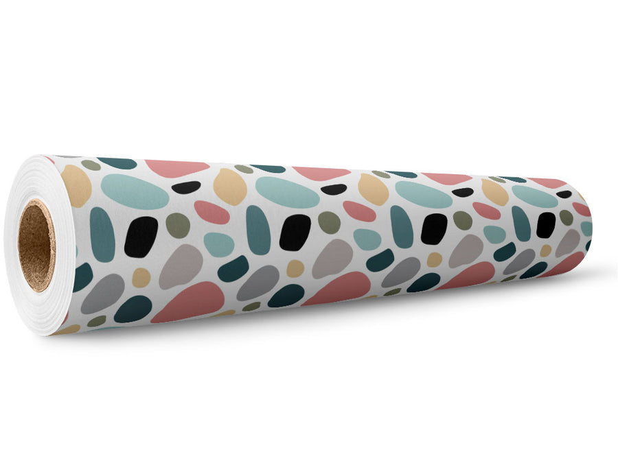 Rosewood  Cobblestone Wrap Film Wholesale Roll~Rwraps Series 914 Digitally Printed Vinyl Roll~5
