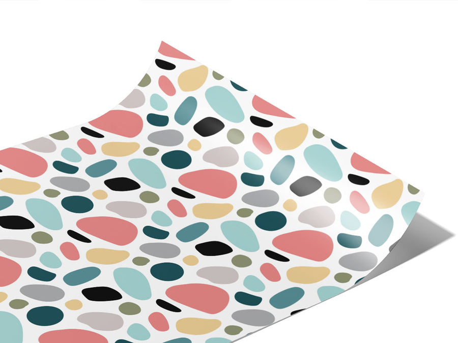 Rosewood  Cobblestone Vinyl Wraps~Rwraps Series 914 Digitally Printed Vinyl Wrap~1