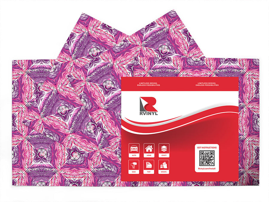 rosy bonbons mosaic Craft Vinyl Sheet Pack
