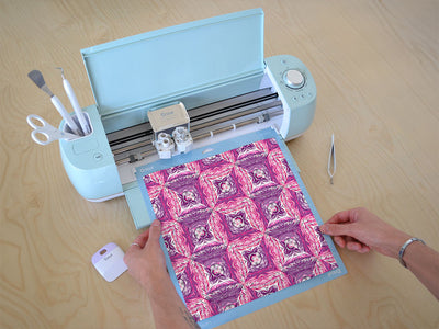 rosy bonbons mosaic Cricut Compatible Vinyl