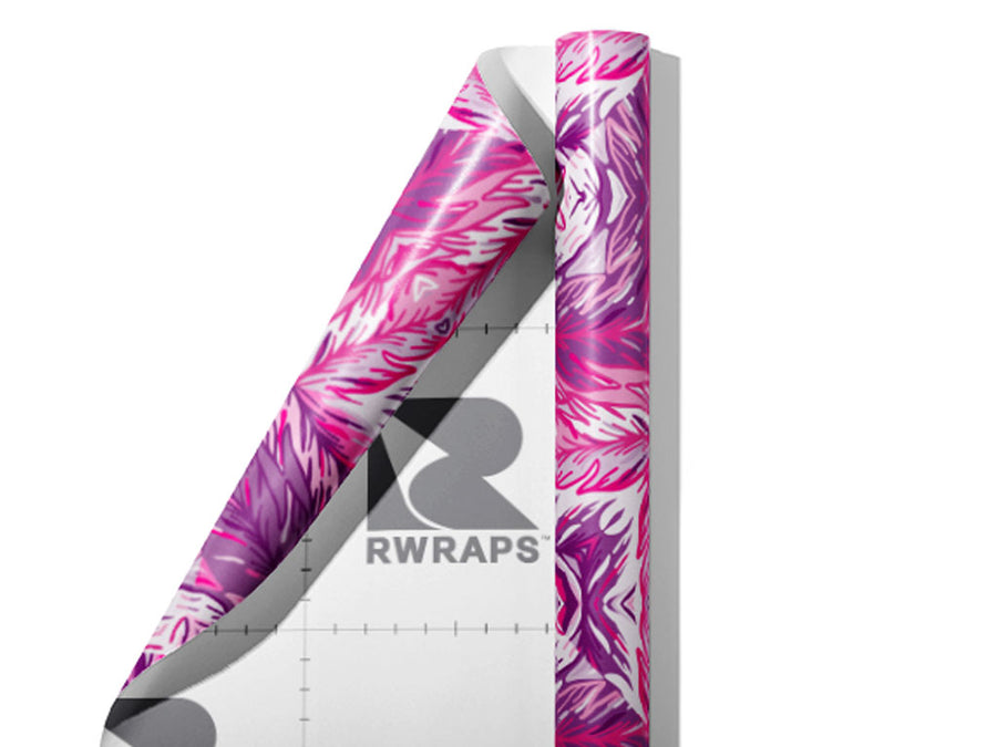 Rosy Bonbons Mosaic Wrap Film Sheets~Rwraps Series 914 Rosy Bonbons Mosaic Scrolled Sheet~3