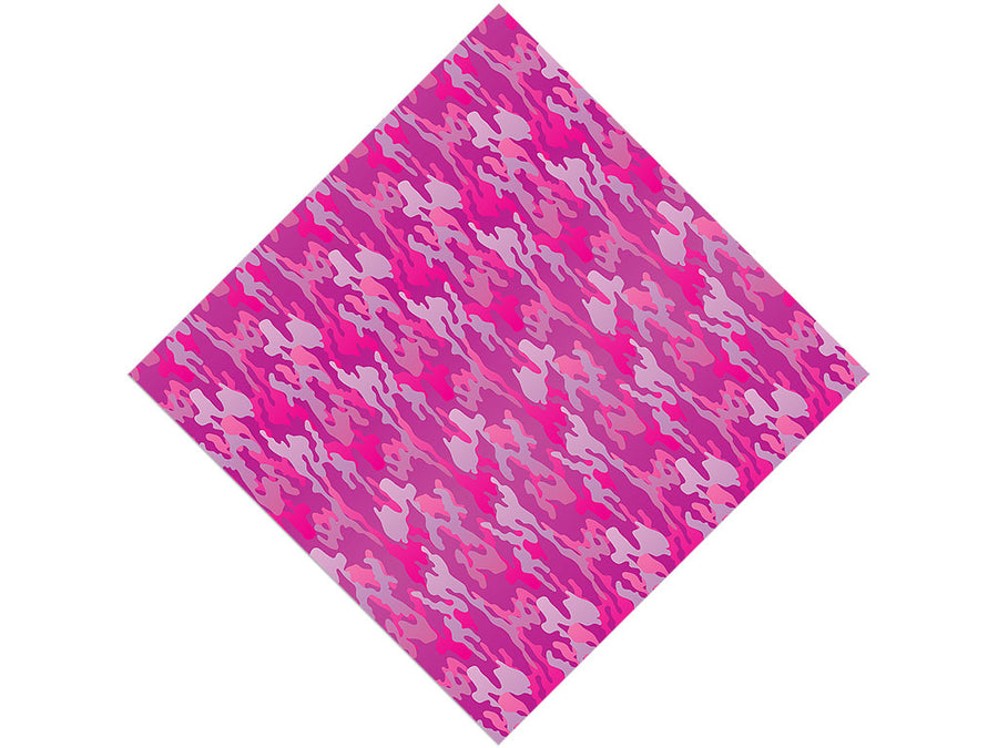Rouge Woodland Camouflage Vinyl Wrap Pattern