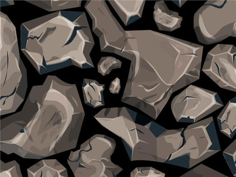 Rough Brown Cobblestone Vinyl Wrap Pattern~Rwraps Series 914 Digitally Printed Vinyl Wrap~0