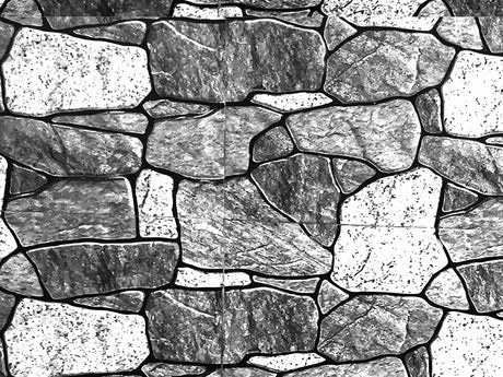 Rough Monochrome Tile Vinyl Wrap Pattern~Rwraps Series 914 Digitally Printed Vinyl Wrap~0