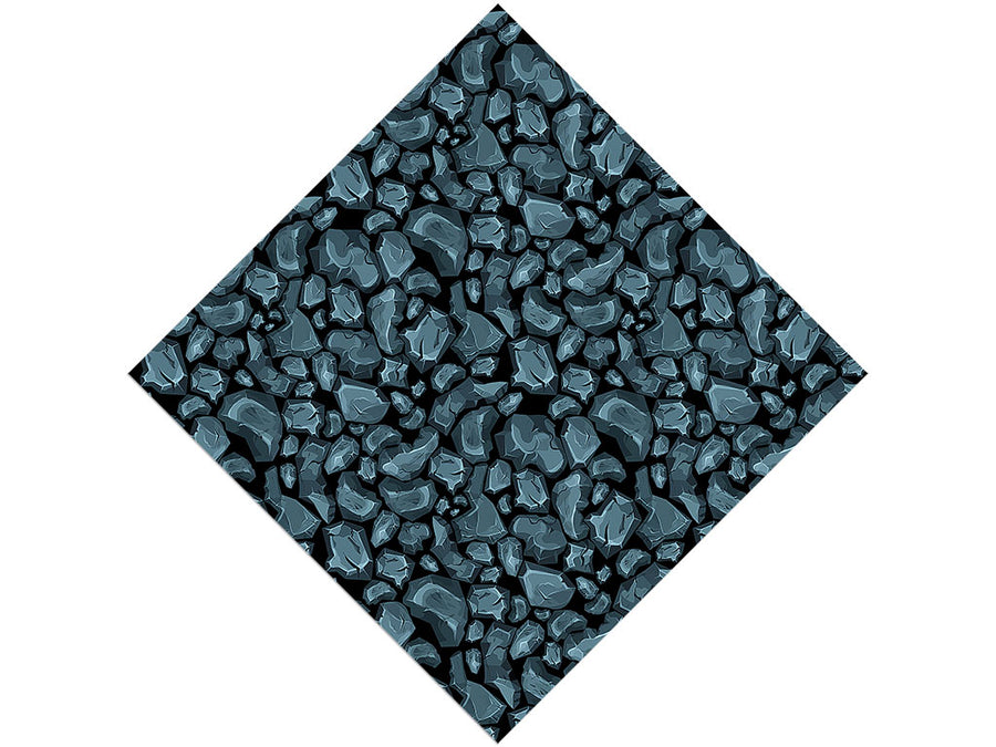 Rough Silver Cobblestone Vinyl Wrap Pattern