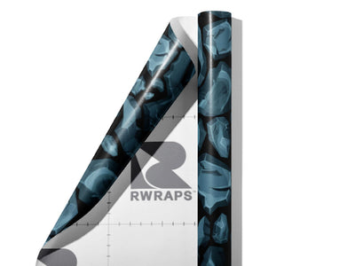 Rough Silver Cobblestone Wrap Film Sheets~Rwraps Series 914 Rough Silver Cobblestone Scrolled Sheet~4