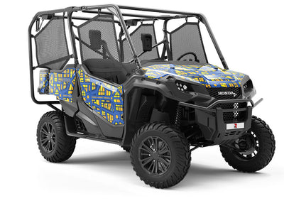 Roundabout Nightmare Cityscape Utility Vehicle Vinyl Wrap