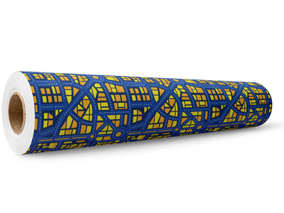 Roundabout Nightmare Cityscape Wrap Film Wholesale Roll~Rwraps Series 914 Digitally Printed Vinyl Roll~5